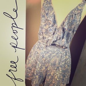 FREE PEOPLE Floral Romper